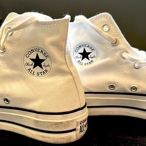 Converse All Star High Top Lift Platform Size US 6